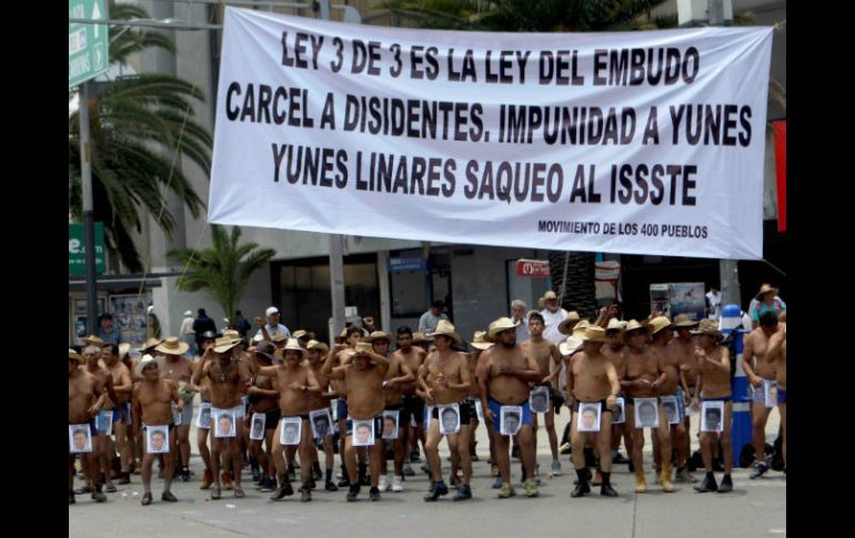 La organización campesina explica que Yunes Linares llevaba gente armada y ellos sólo se defendieron. SUN / F. Ramírez