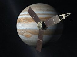 La sonda Juno de la NASA viaja a una velocidad de 150 mil mph. AP / J. Caltech