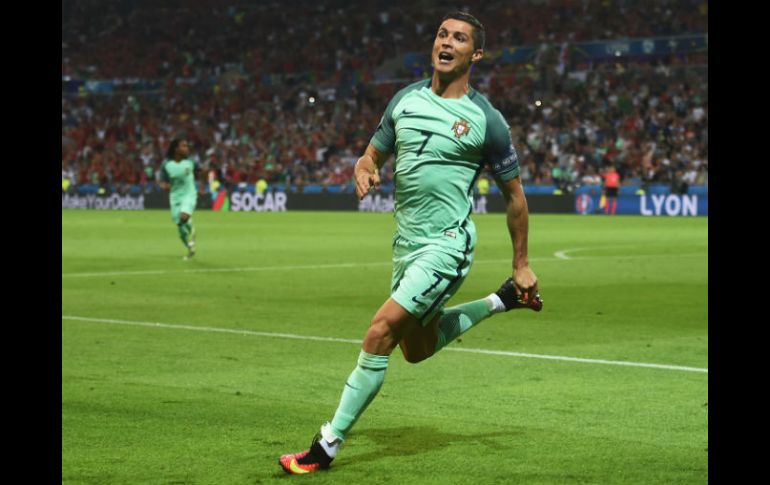 Cristiano Ronaldo anotó el primer gol para Portugal al minuto 50. AFP / P. Ellis