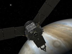 Un boceto de la sonda Juno, que llegó a la órbita de Júpiter para una misión de 20 meses. EFE / NASA/Jpl-Caltech