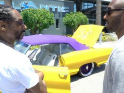 El auto tiene el tema de los Lakers de Los Ángeles. TWITTER / @kobebryant