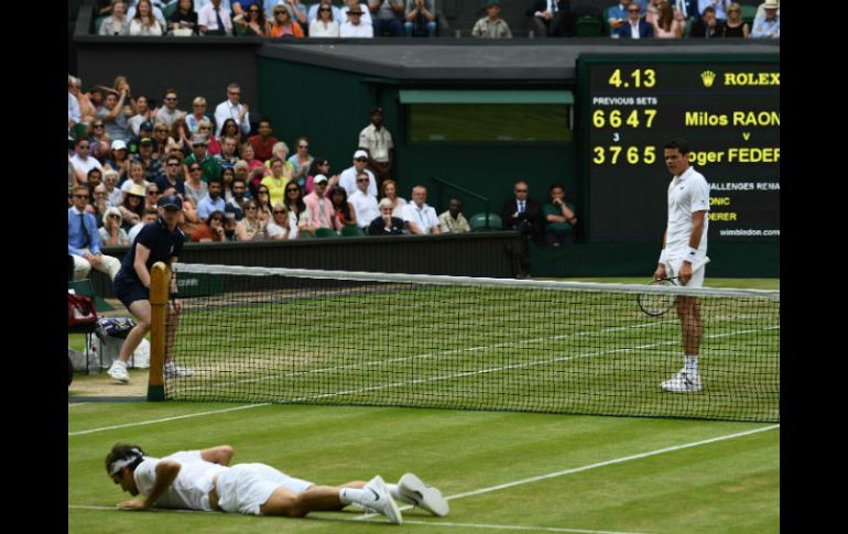 Raonic, de 25 años, se convirtió en el primer hombre canadiense que accede a la final de un torneo de Grand Slam. AFP / G. Kirk