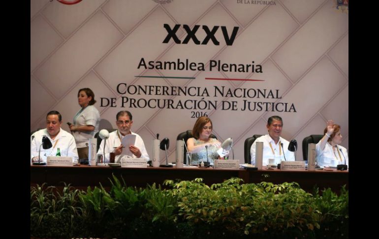 La XXXV Asamblea Plenaria de la Conferencia Nacional de Procuración de Justicia se celebra en Campeche. TWITTER / @PGR_mx