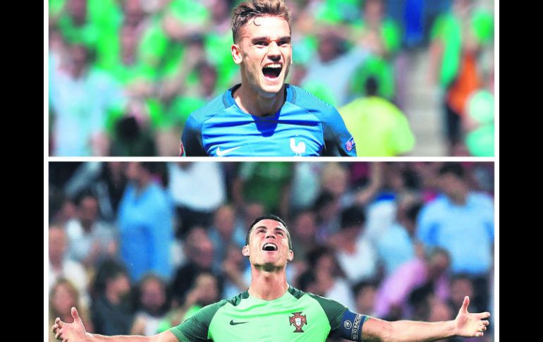 Antoine Griezmann ha anotado seis goles, mientras que Cristiano Ronaldo lleva tres. AFP /