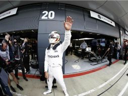 El piloto británico completó su dominio en los entrenamientos del Gran Premio de Gran Bretaña. AFP / A. Dennis