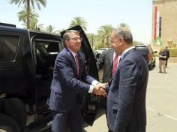 Este lunes, Ashton Carter realiza una visita de sorpresa en Iraq para dialogar sobre el combate al Estado Islámico. EFE / Ministerio de Defensa Iraquí