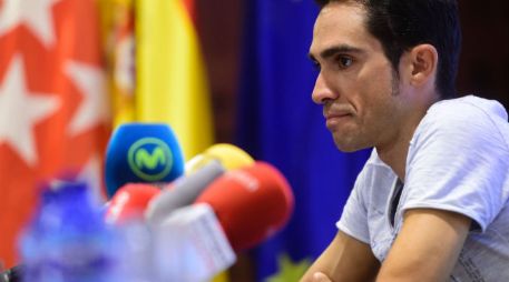 Contador se retiró en la novena etapa del Tour francés por molestias. Este martes, detalla los resultados de sus pruebas. AFP / P. Marcou