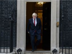 El antiguo primer edil de Londres visita el número 10 de Downing Street poco después de que May se instalara. AFP / O. Scarff