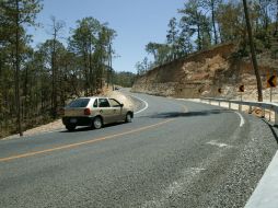 La Carretera Mascota-Las Palmas-Puerto Vallarta es de las más afectadas en cada temporal  por los baches, deslaves y caída de árboles. EL INFORMADOR / ARCHIVO