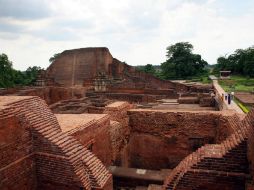 El sitio arqueológico Nalanda Mahavihara, en la India, está integrado por vestigios arqueológicos de un gran monasterio. AP / P. Ravi