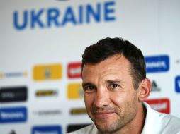 Shevchenko, de 39 años, es el máximo goleador de la historia de la Selección de Ucrania con 48 tantos en 110 partidos. AFP / A. C. Poujoulat