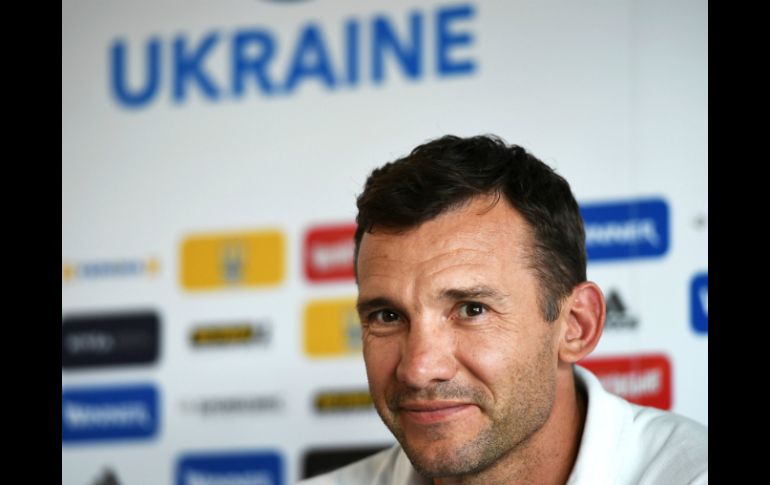 Shevchenko, de 39 años, es el máximo goleador de la historia de la Selección de Ucrania con 48 tantos en 110 partidos. AFP / A. C. Poujoulat