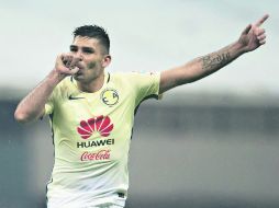 Se estrenó. Silvio Romero hizo su primer gol como jugador Águila. MEXSPORT /