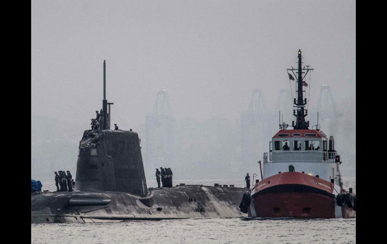 El HMS Ambush había participado hace escasas fechas en maniobras navales conjuntas de vigilancia. AFP / DM PARODY