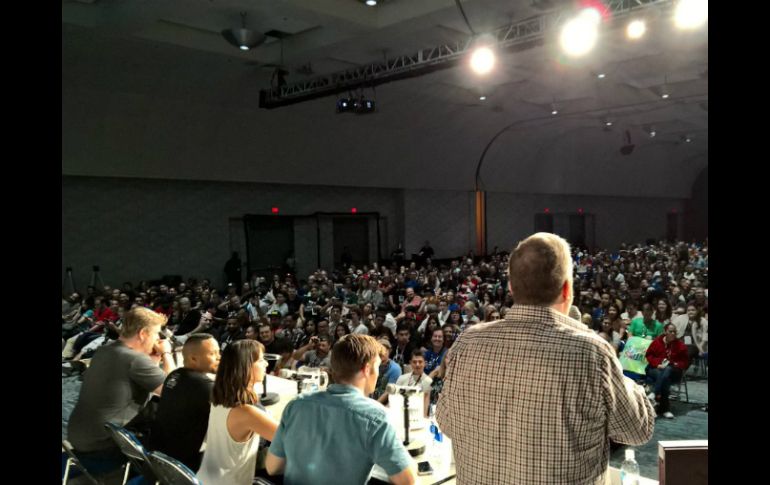 El panel de la franquicia 'Gears of War' se dedicó a presentar al reparto y las novedades. TWITTER / @majornelson