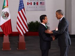 Este encuentro entre Obama y Peña Nieto es para hablar sobre la agenda de ambos países. EFE / ARCHIVO