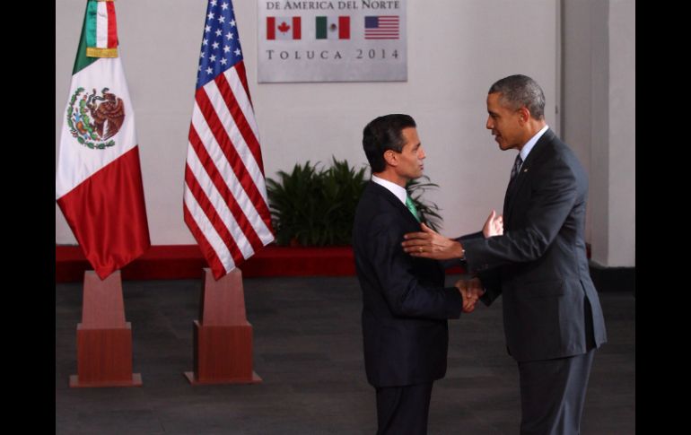 Este encuentro entre Obama y Peña Nieto es para hablar sobre la agenda de ambos países. EFE / ARCHIVO