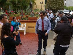 Roberto Campa además se reunió con familiares de la CNTE. SUN / JMA