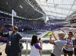 El sábado y el domingo, el estadio permanecerá abierto para que la gente lo conozca. AP /