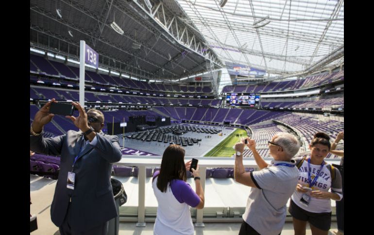 El sábado y el domingo, el estadio permanecerá abierto para que la gente lo conozca. AP /