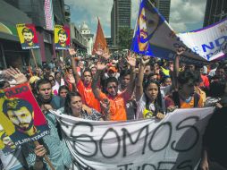 Piden justicia. Simpatizantes de Leopoldo López acudieron a la Corte de Apelaciones. EFE /