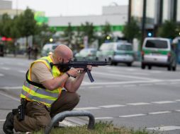 El ataque se produjo ayer en un centro comercial de Munich. AP / S. Widmann