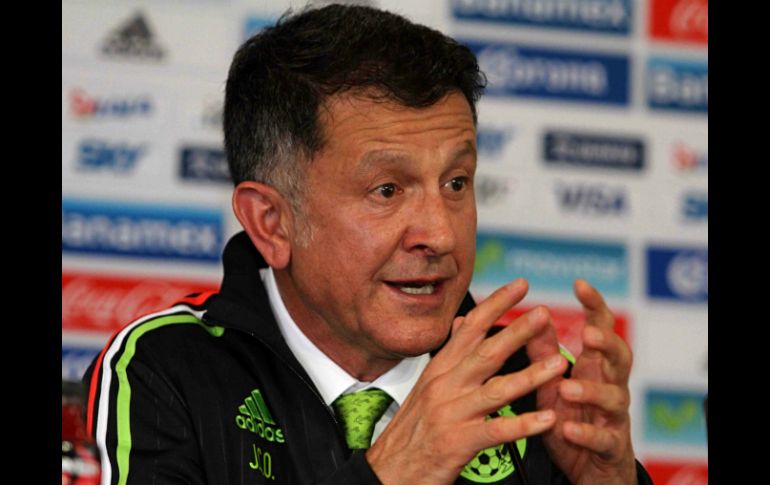 Es la primera aparición pública de Osorio tras la goleada recibida ante Chile. NTX / ARCHIVO