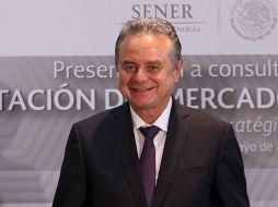 Joaquín Coldwell, secretario de Energía, en la publicación de la Política Pública para la Implementación del Mercado de Gas Natural. SUN / L. Godínez