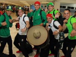 Llegan al Aeropuerto de la Ciudad de México arqueros, boxeadores, pesistas y voleibolistas. NTX / J. Pazos Fabián