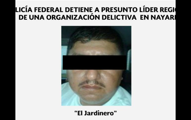 Almaguer señaló que 'El Jardinero' es un delincuente muy peligroso. TWITTER / @PoliciaFedMx