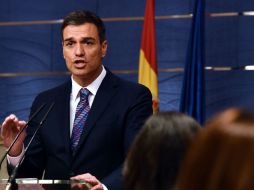 El líder del PSOE se mostró convencido de que los diputados encontrarán una solución en próximas semanas. AFP / G. Julien