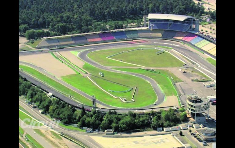 Circuito Hockenheimring. Escenario del GP de Alemania por última ocasión en julio de 2014, en donde el ganador fue Nico Rosberg. AFP /