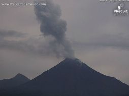 El Volcán El Colima es considerado el más activo de México. TWITTER / @LUISFELIPE_P