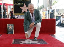 La estrella de Michael Keaton  se encuentra frente el Museo Madam Tussauds en el Hollywood Boulevard. AP / N. Ut