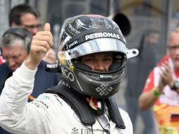 El piloto de Mercedes saldrá desde la primera posición este domingo en el Gran Premio de Alemania. AP / Jens Meyer
