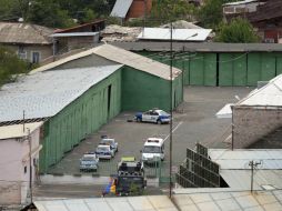 La zona está rodeada de policías y solo los habitantes del lugar pueden ingresar. AFP / K. Minasyan