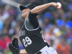 Jorge De La Rosa. El pitcher (7-7) permitió dos anotaciones en seis innings. AFP /