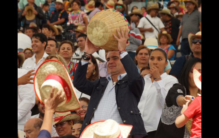 Cué reprobó los intentos de afectar las actividades en el auditorio. SUN / E. Hernández