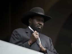 El presidente sursudanés, Salva Kiir (foto), y el líder rebelde Machar se encuentran en conflicto desde fines de 2013. AFP / ARCHIVO