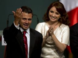 'Feliz cumpleaños a mi muy amada esposa, quien ha estado conmigo en todos estos años', dice Peña en su mensaje. AFP / ARCHIVO