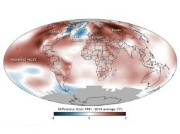 Poco después del final de 2015, el año fue proclamado como el más caliente del que se tenga registro. TWITTER / @NOAA