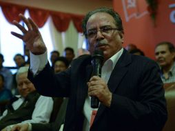 Dahal era el único candidato a liderar el Gobierno. AFP / P. Mathema