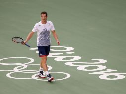 Andy Murray entrenando para los Juegos Olímpicos. EFE / E.Lesser