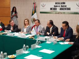 César Camacho Quiroz, durante la instalación del Grupo de Amistad México-Argentina en la Cámara de Diputados. TWITTER / @CCQ_PRI