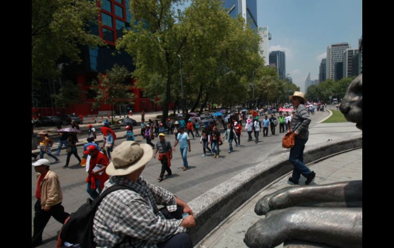 El SAT hizo un llamado al magisterio disidente para que reconozcan que han afectado a un sector productivo. EFE / ARCHIVO