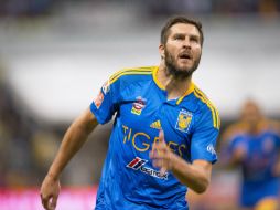 Con Tigres se destaca el delantero francés André-Pierre Gignac, la figura de este equipo. MEXSPORT / ARCHIVO