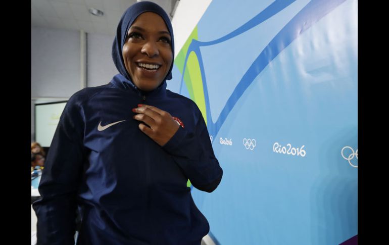 Ibtihaj Muhammad, buscará el oro para los norteamericanos. AP / A.Medichini