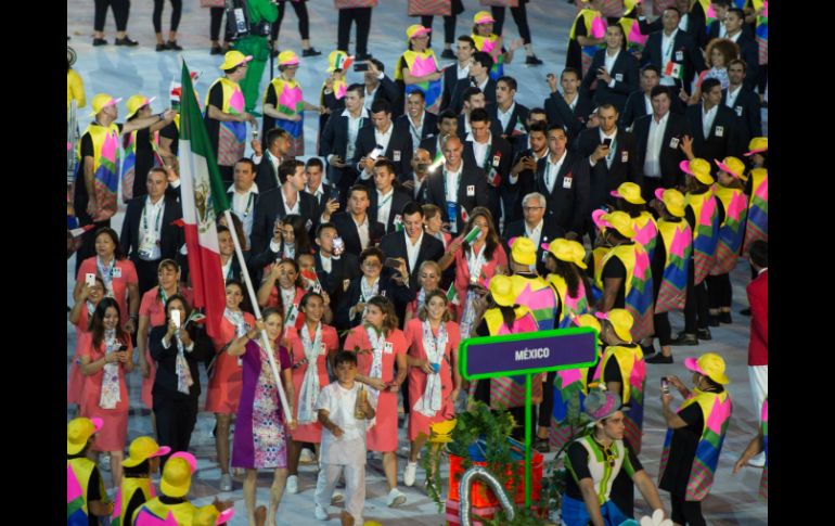 La delegación mexicana se hizo presente con Daniela Campuzano de abanderada. MEXSPORT / J. Martínez