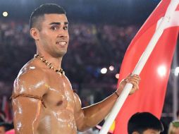 El atleta es de Tonga, pero nació en Australia. AFP / L. Neal