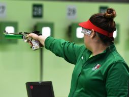 Zavala participará en la modalidad de 10 metros pistola de aire femenil de este domingo. MEXSPORT / J. Martínez